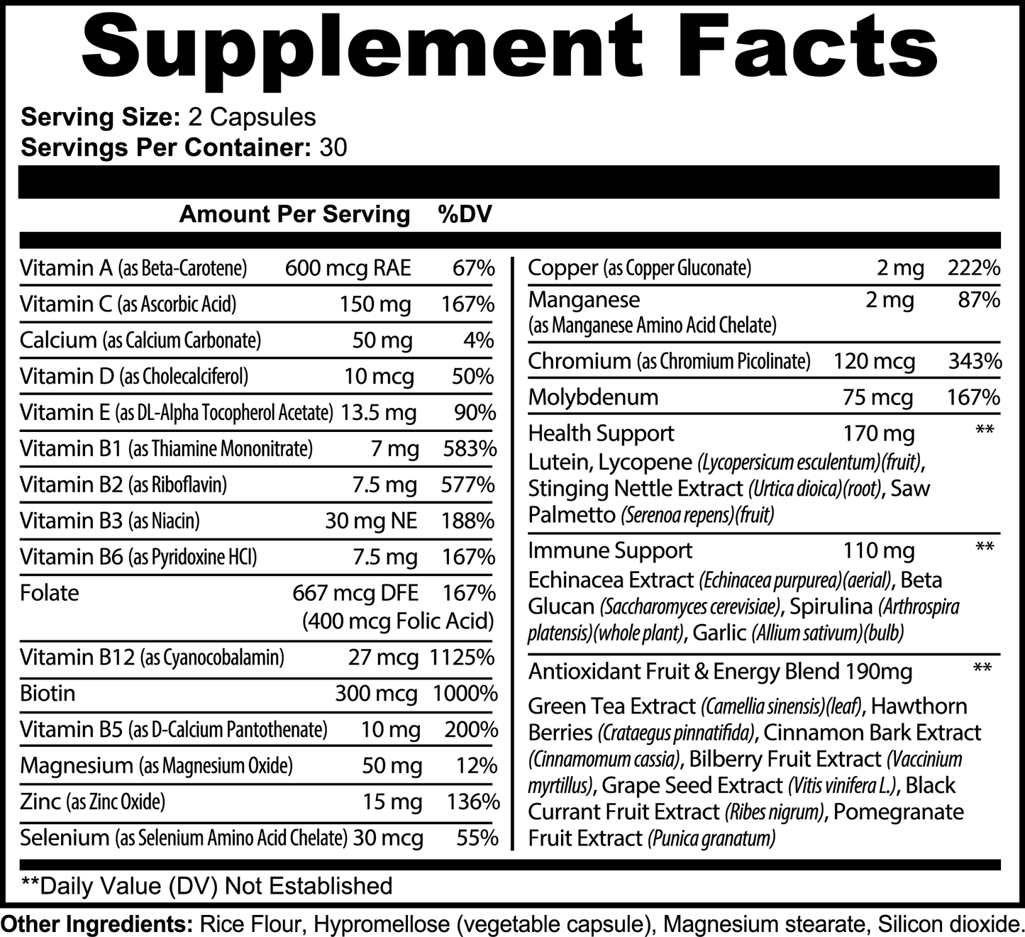 Active Plus Complete Multivitamin