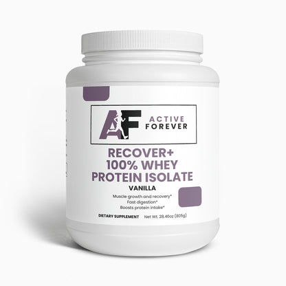 Recover+ 100% Whey Protein Isolate (Vanilla)