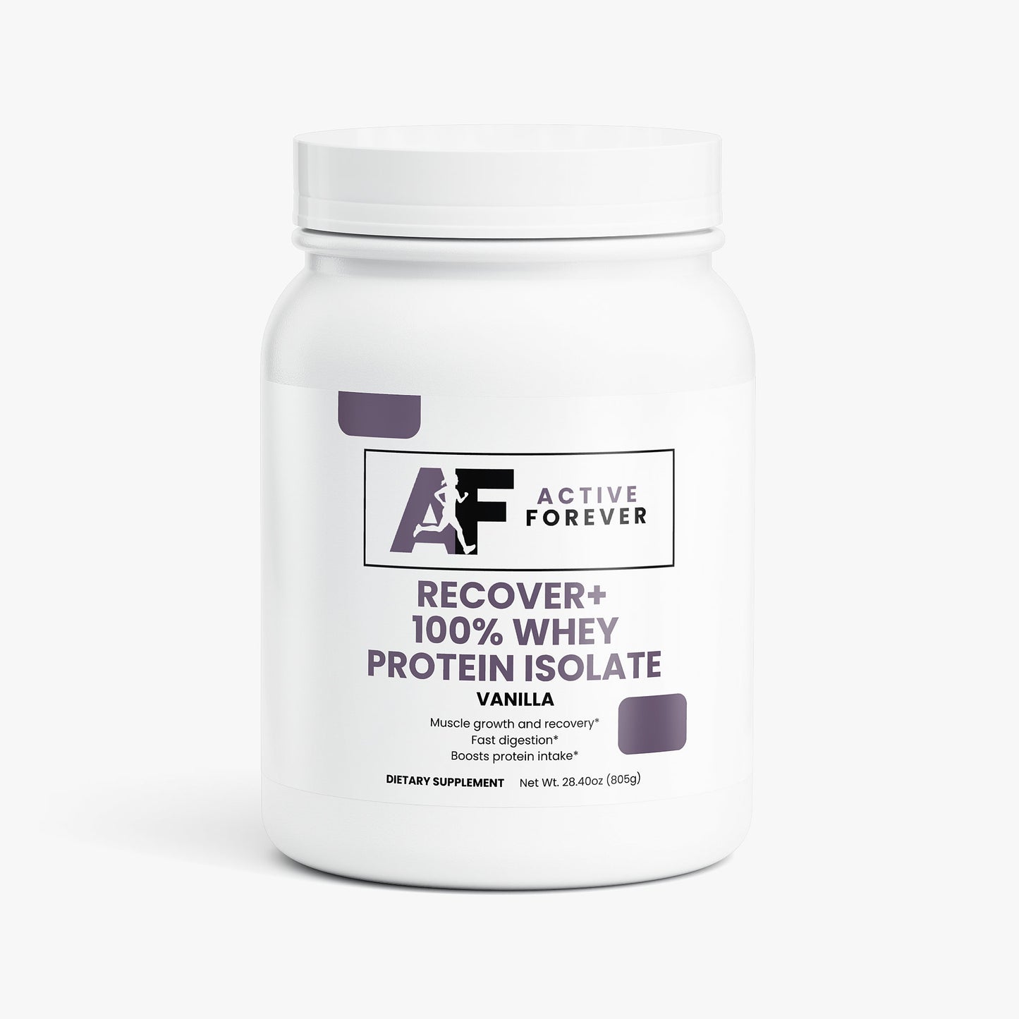 Recover Plus 100% Whey Protein Isolate (Vanilla)