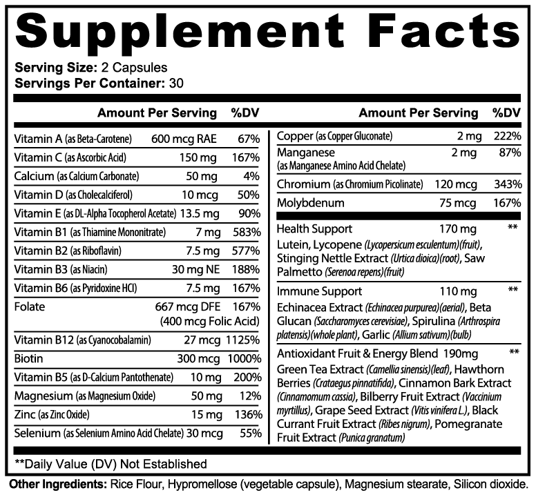 Active Plus Complete Multivitamin