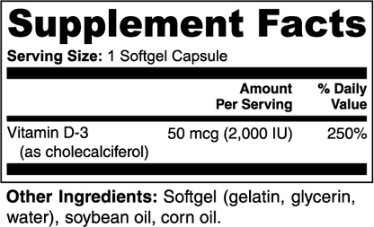 Active Plus Vitamin D3 (2000 IU)